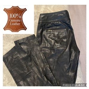 NWOT Donna De Elegnza Leather Skinny Pants S